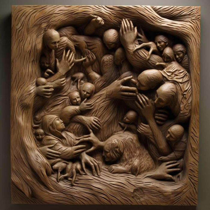 نموذج ثلاثي الأبعاد لآلة CNC 3D Art 